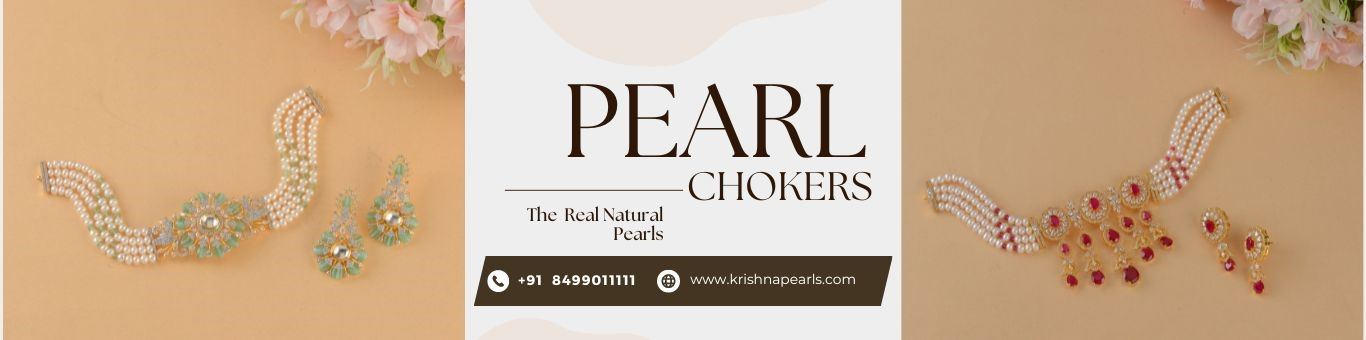 Buy Pearl Jewellery Designs Online from Krishna Pearls
