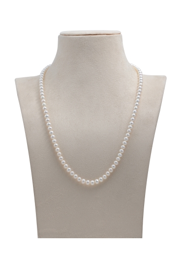Fresh water white colour round pearls
