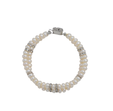 Fresh Water white colour button pearls
