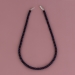 Classy  Button Black Pearls  Necklace String