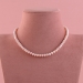 Grey Pink Pearls Necklace