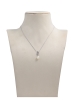 Beautiful Pearl Necklace chain in sterling silver JSF0098