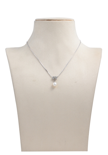 Pearls Necklace chain in sterling silver