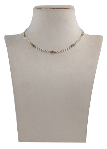 Pearls Necklace in yellow gold JGPCH0257