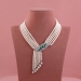 Beautiful long Haar Pearl Necklace set JPH0629
