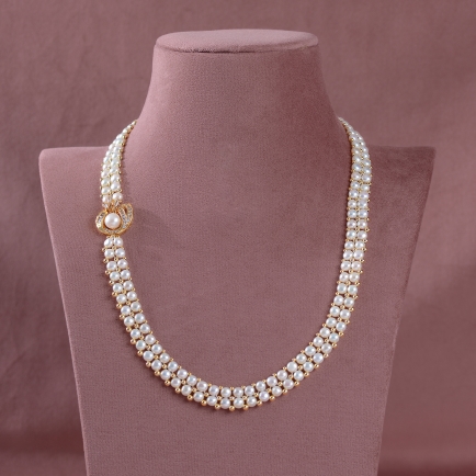 Pearls stringed Necklace set JPH0557