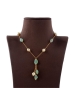 Emerald Gold Pearl Necklace