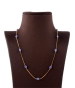 Gold Tanzanite Beads Necklace