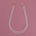 Classic Two line Pearl Necklace