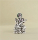 Maa Saraswati Idol in Silver with Stones