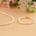 Single Line Pearl String and Bracelet
