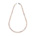 Elegant Peach Color Pearl Necklace Set