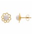 Gold Pearl  Flower Studs | GTWS135P