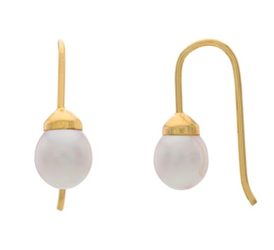 Pearl Umbrella Drop Earrings