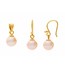 Pearl Drop Earrings & Pendant Set