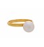 Button Pearl Finger Ring