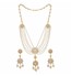 Pearl & Stone Gold Necklace Set-GSPS812
