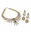 Gold Diamond Necklace Set-GNKS040