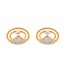 Gold Diamond Stud Earrings