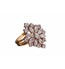 2-Layer Gold with diamond flower ring