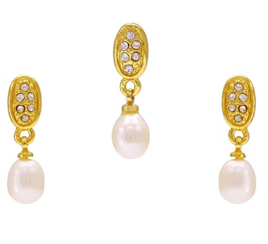 Pearls Pendant set-p1050