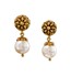 Gold with pearl Stud Earrings - GTSS337
