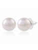 White Pearls Earstuds in Silver